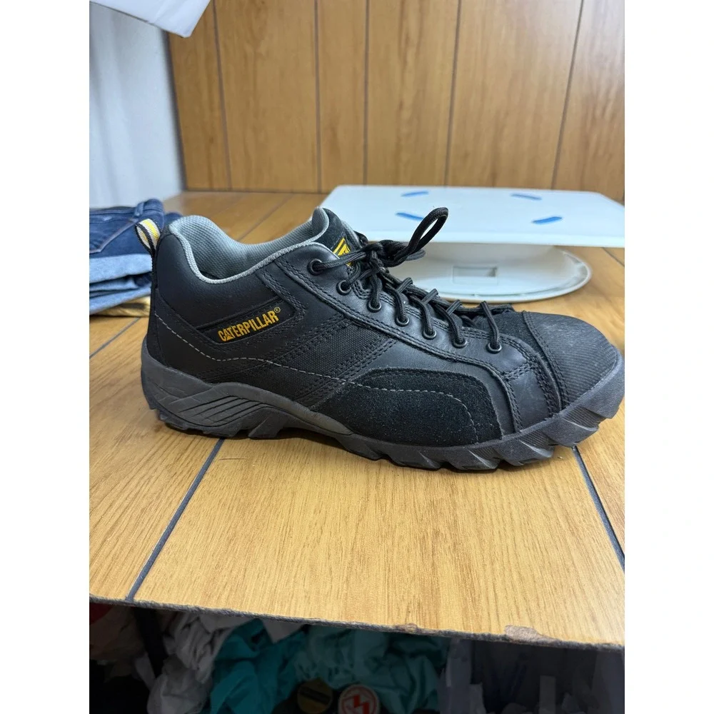 Caterpillar Streamline Composite Toe Work Shoes Mens 12 Wide Black P89955 CAT
